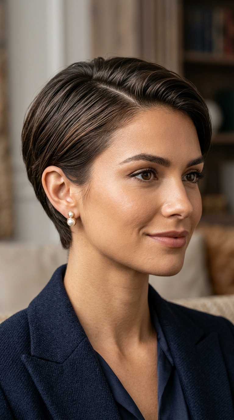 Tucked-Behind-the-Ear Pixie
