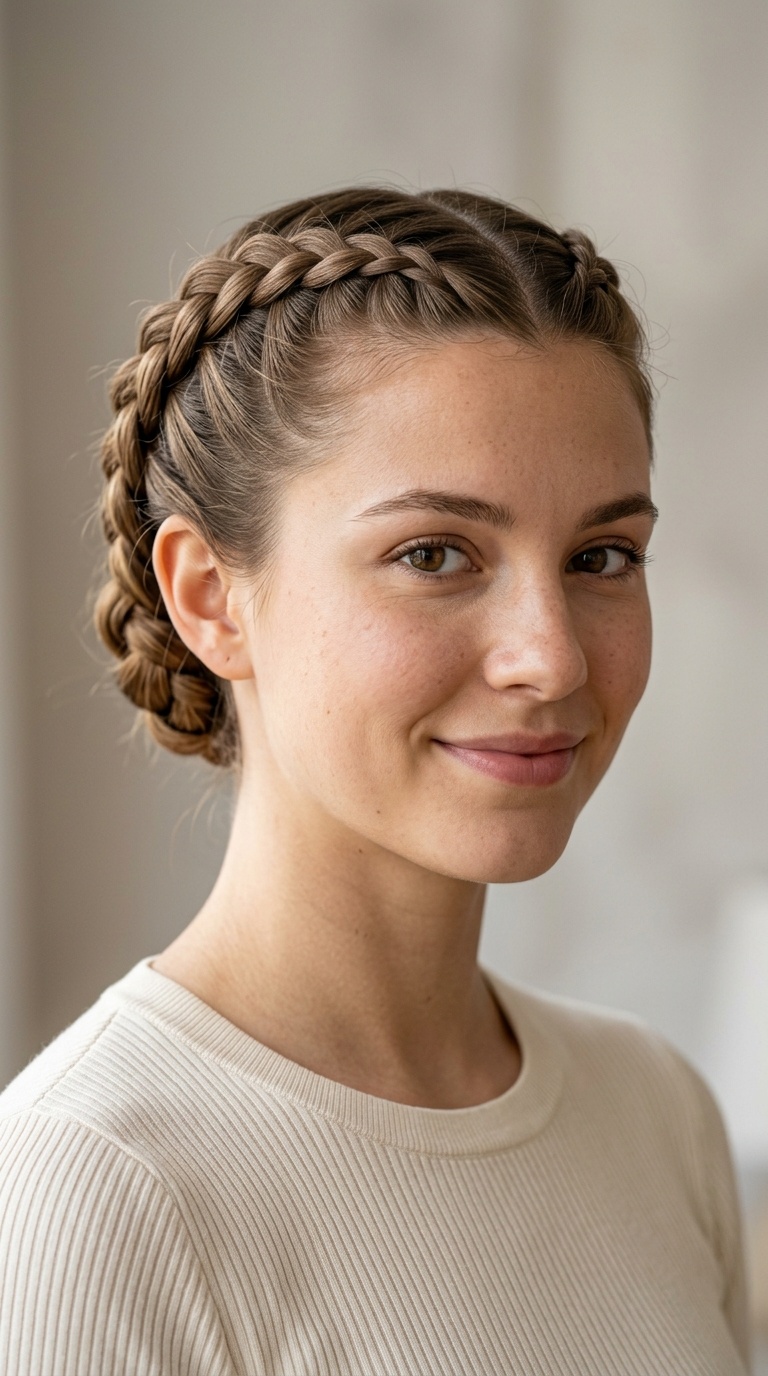 Tucked Dutch Braids