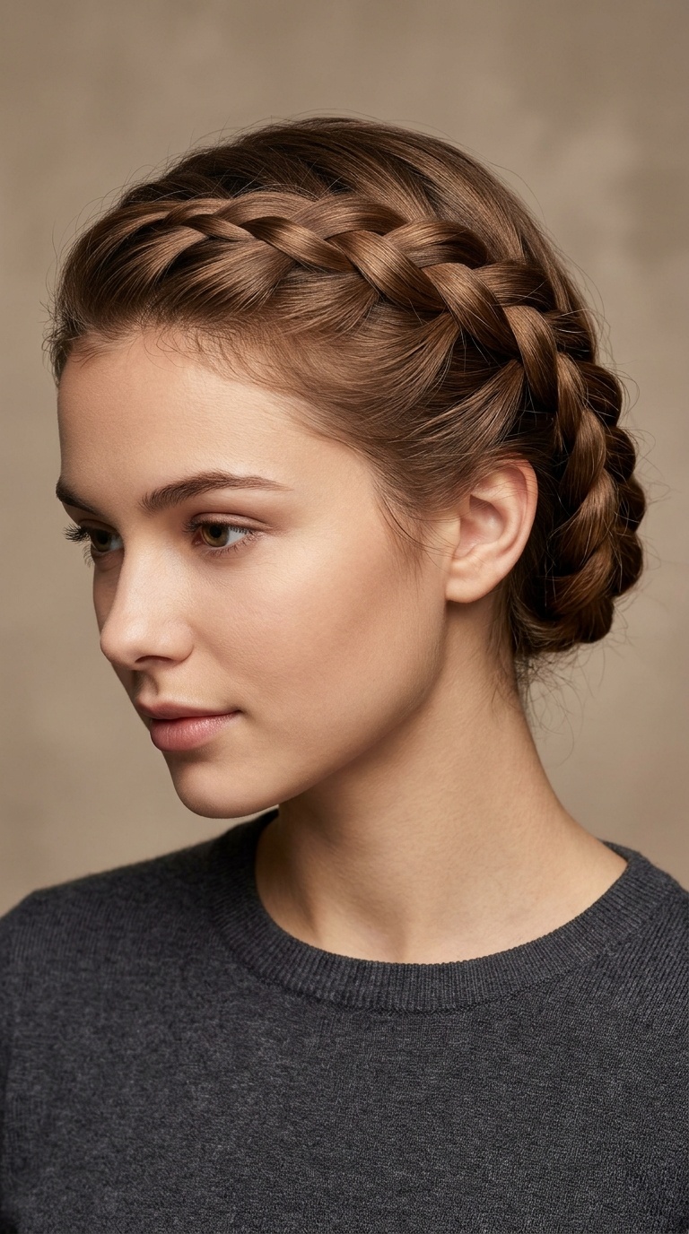 Tucked French Braid