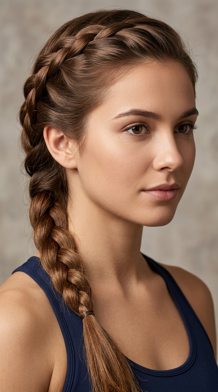 Tucked French Braid