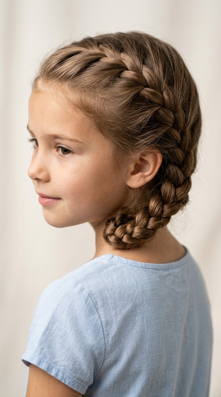 Tucked French Braid