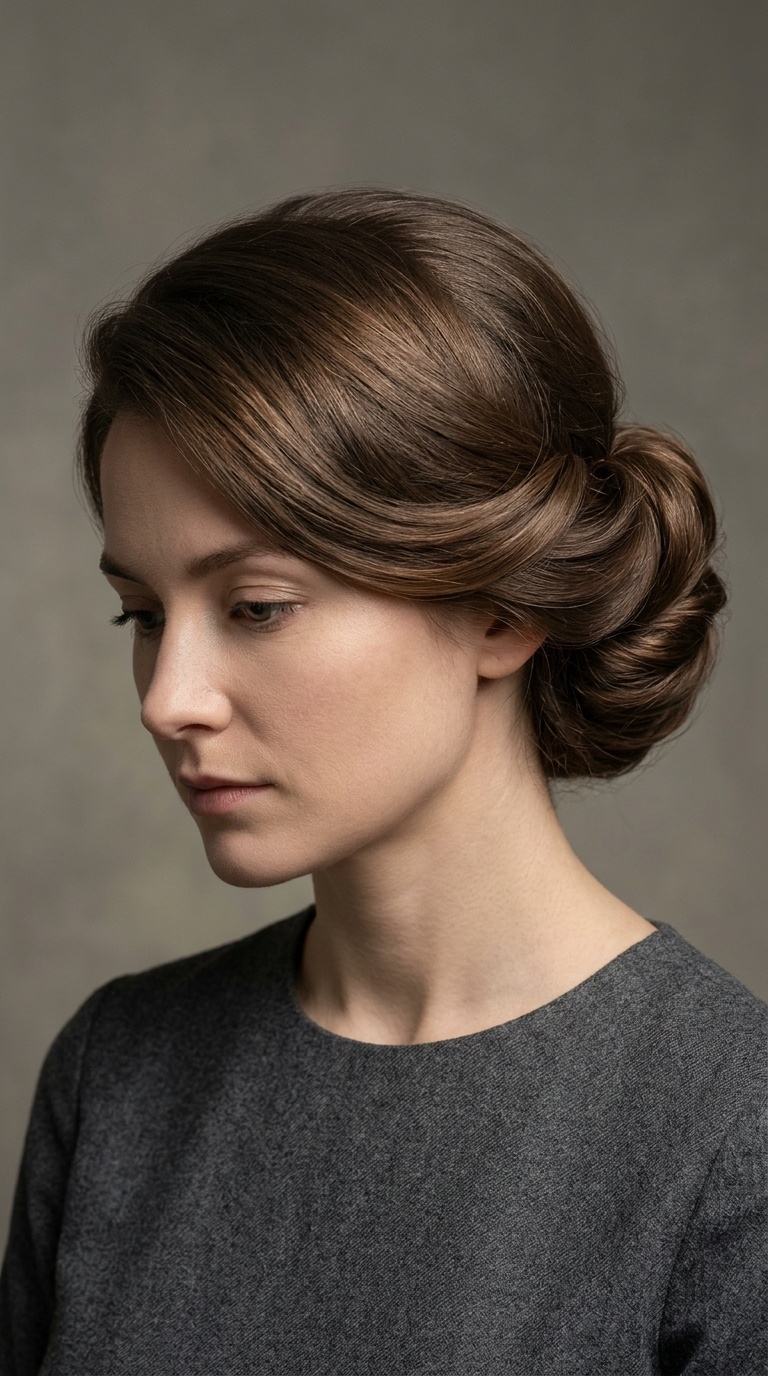 Tucked Gibson Girl Roll