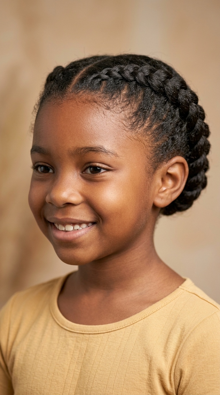 Tucked-In French Braids