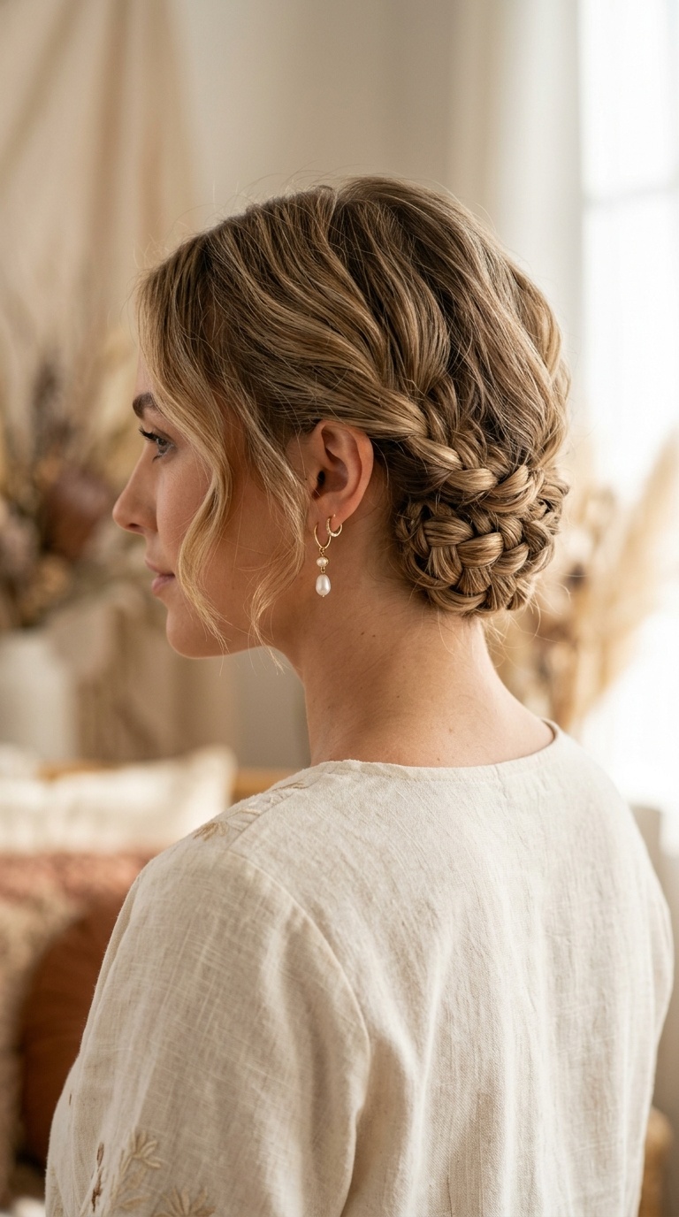 Tucked-In Nape Braid