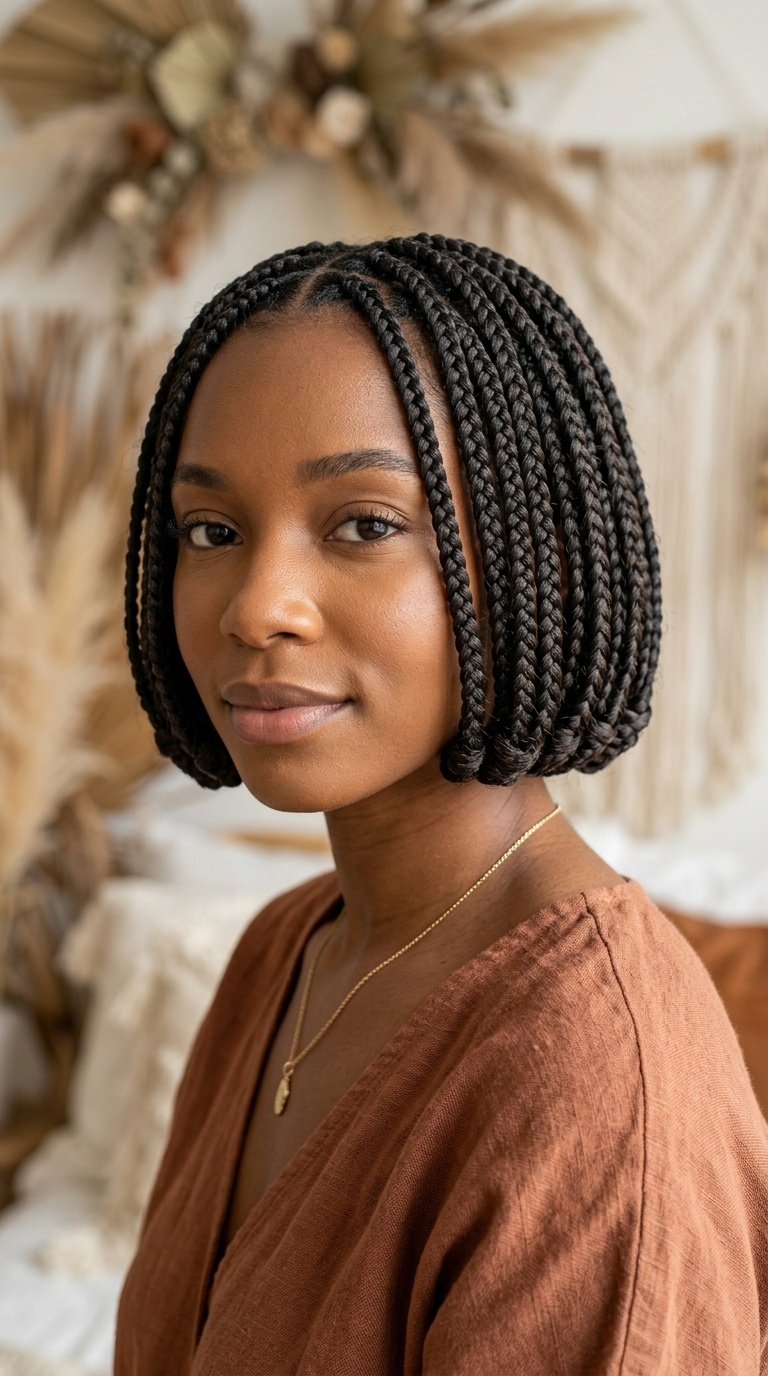 Tucked-Under Braid Ends