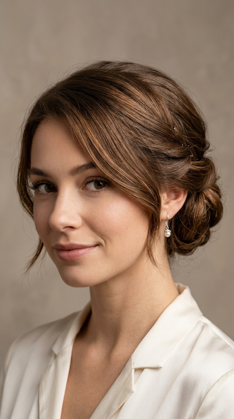 Tucked-Under Faux Updo