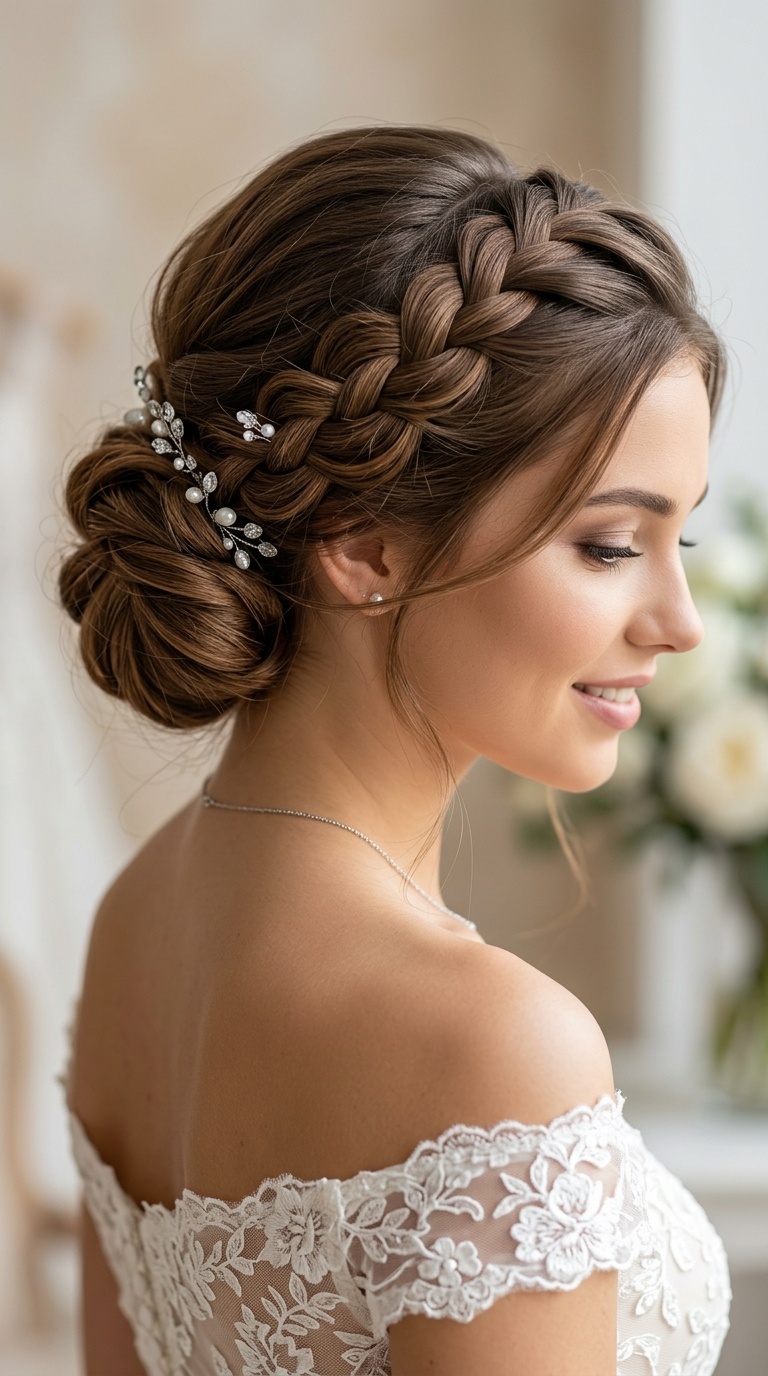 Tucked-Under French Twist Braid