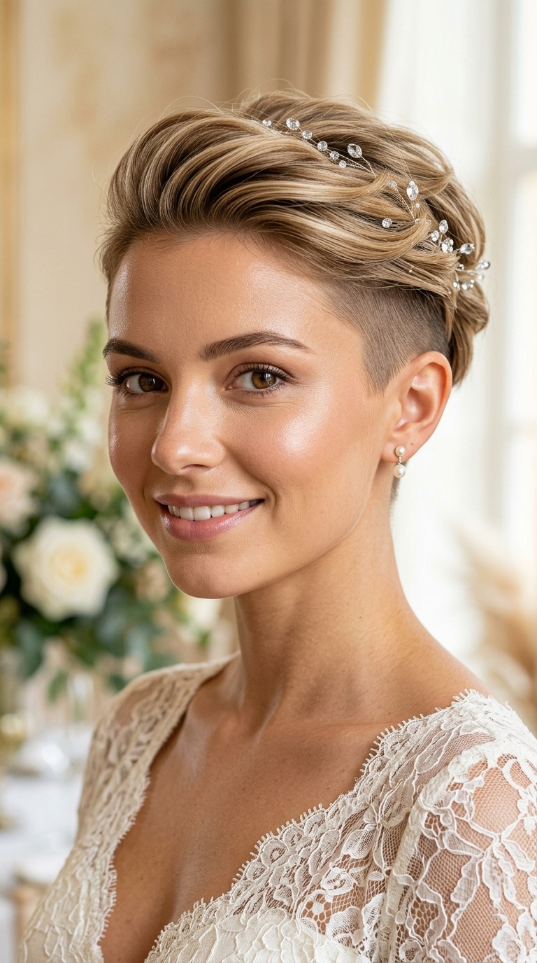 Tucked Undercut with Sparkle