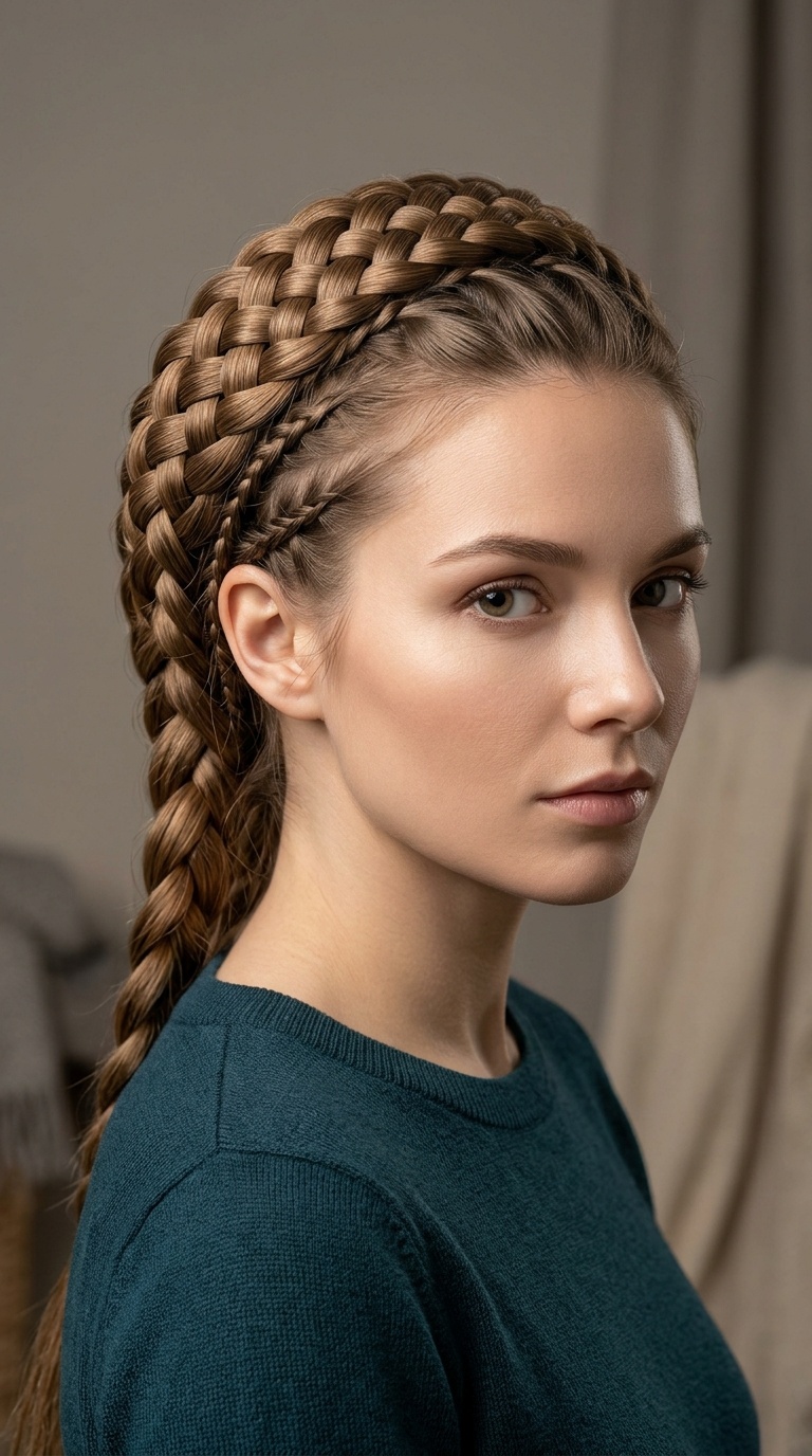 Twelve-Strand Basket Weave Braid