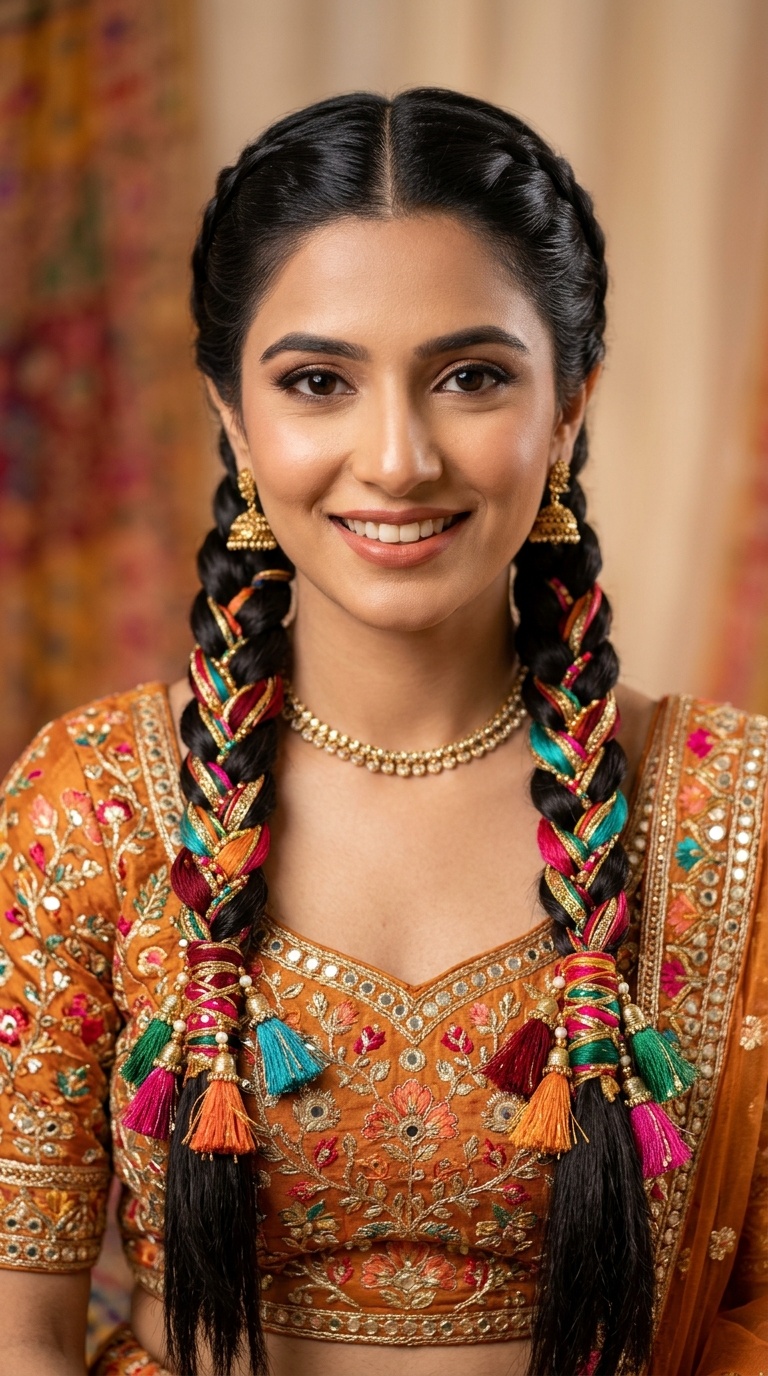 Twin Braids with Matching Parandis