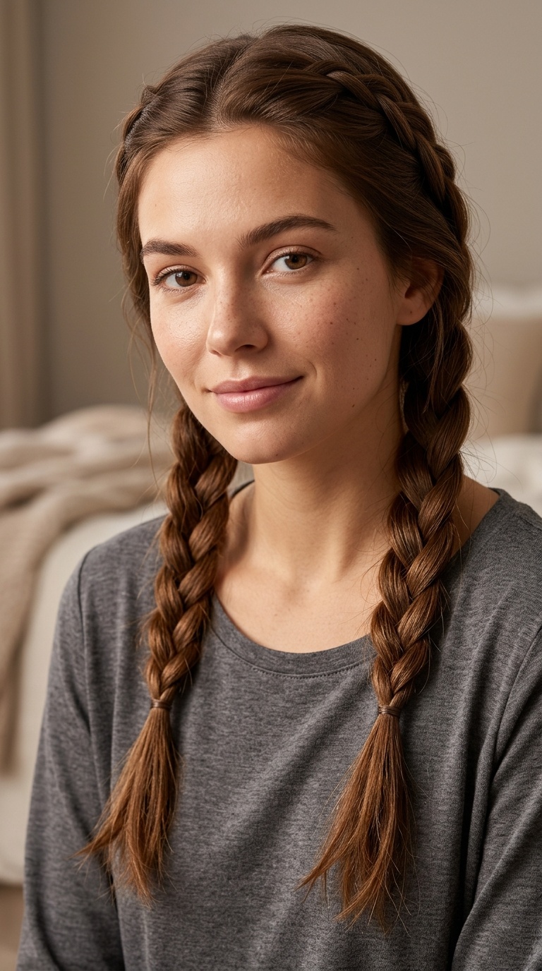 Twin Loose Braids
