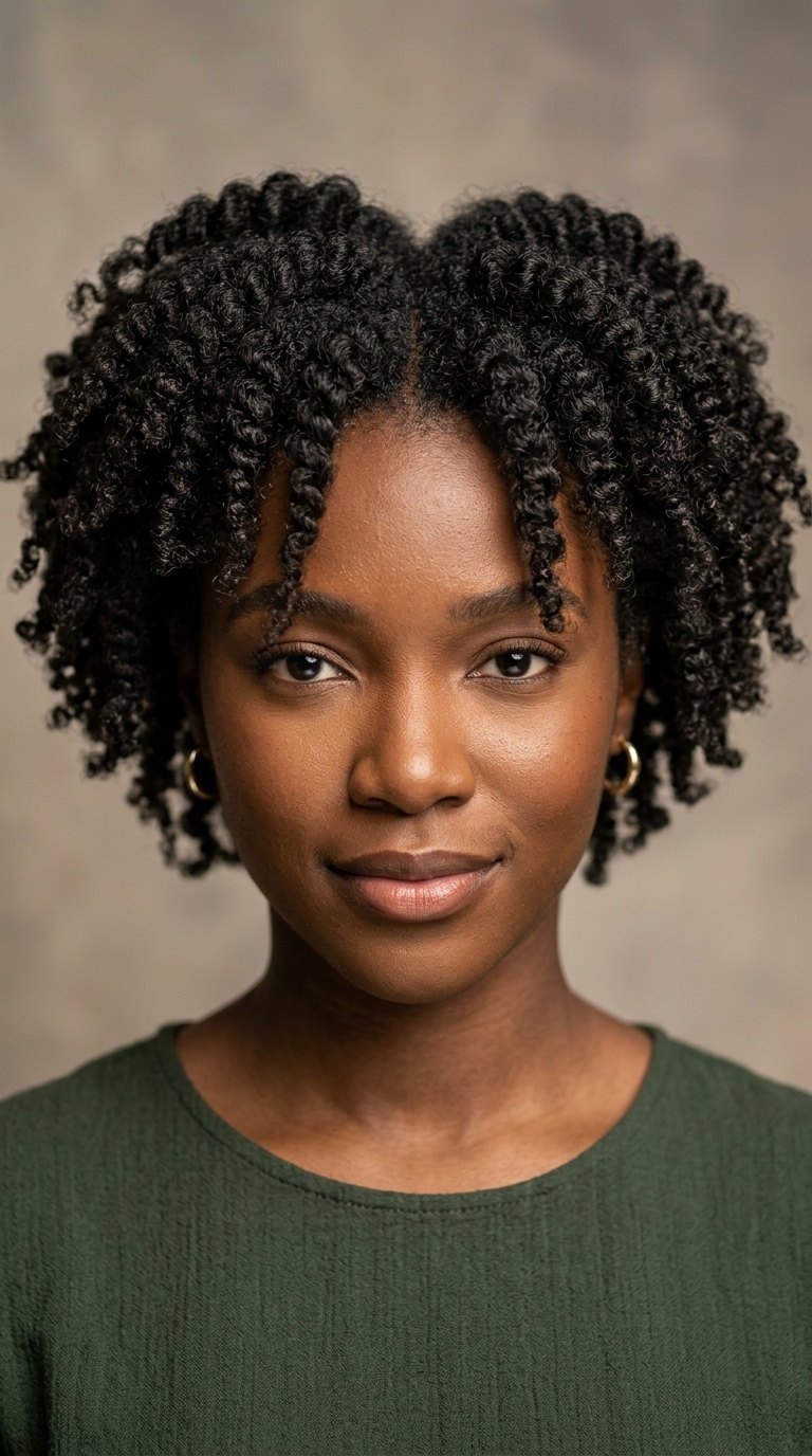 Twist-Out Cropped Cut