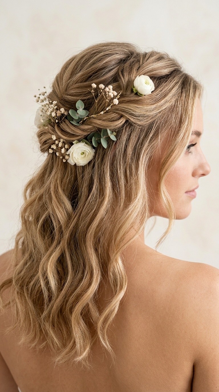 Twisted Bohemian Half-Up