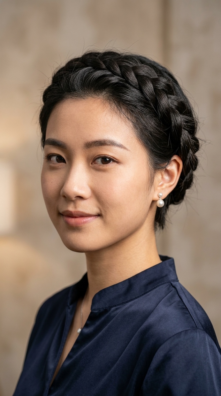 Twisted Crown Braid