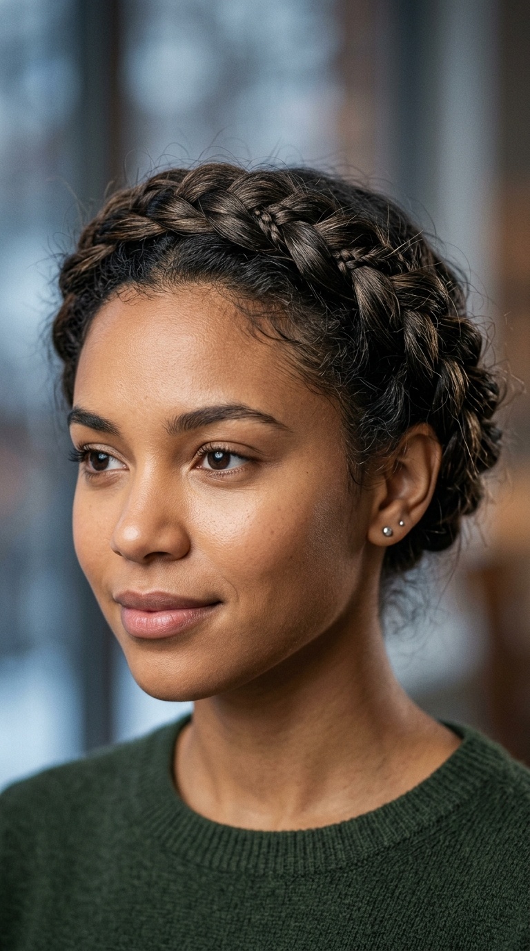 Twisted Crown Braid