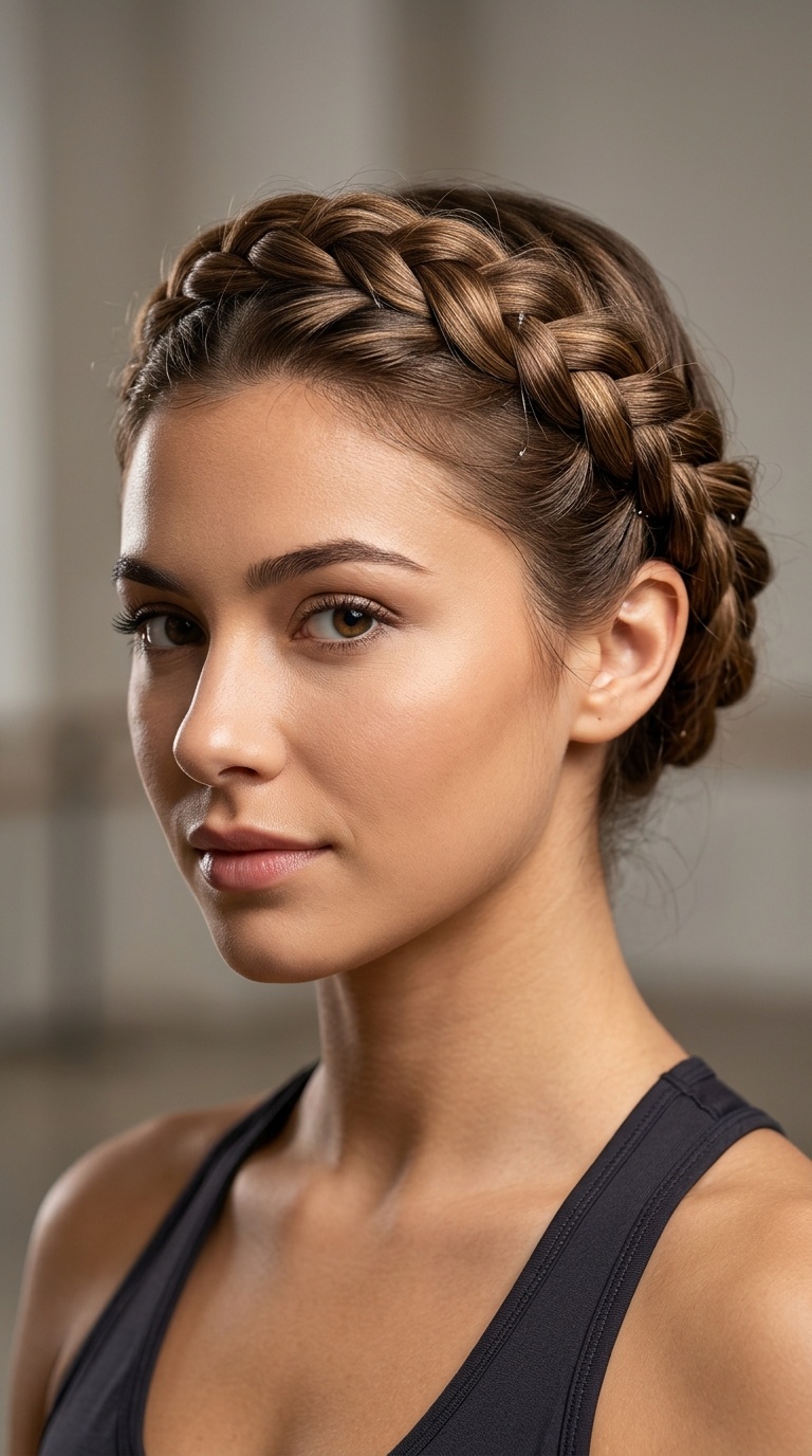 Twisted Crown Braid