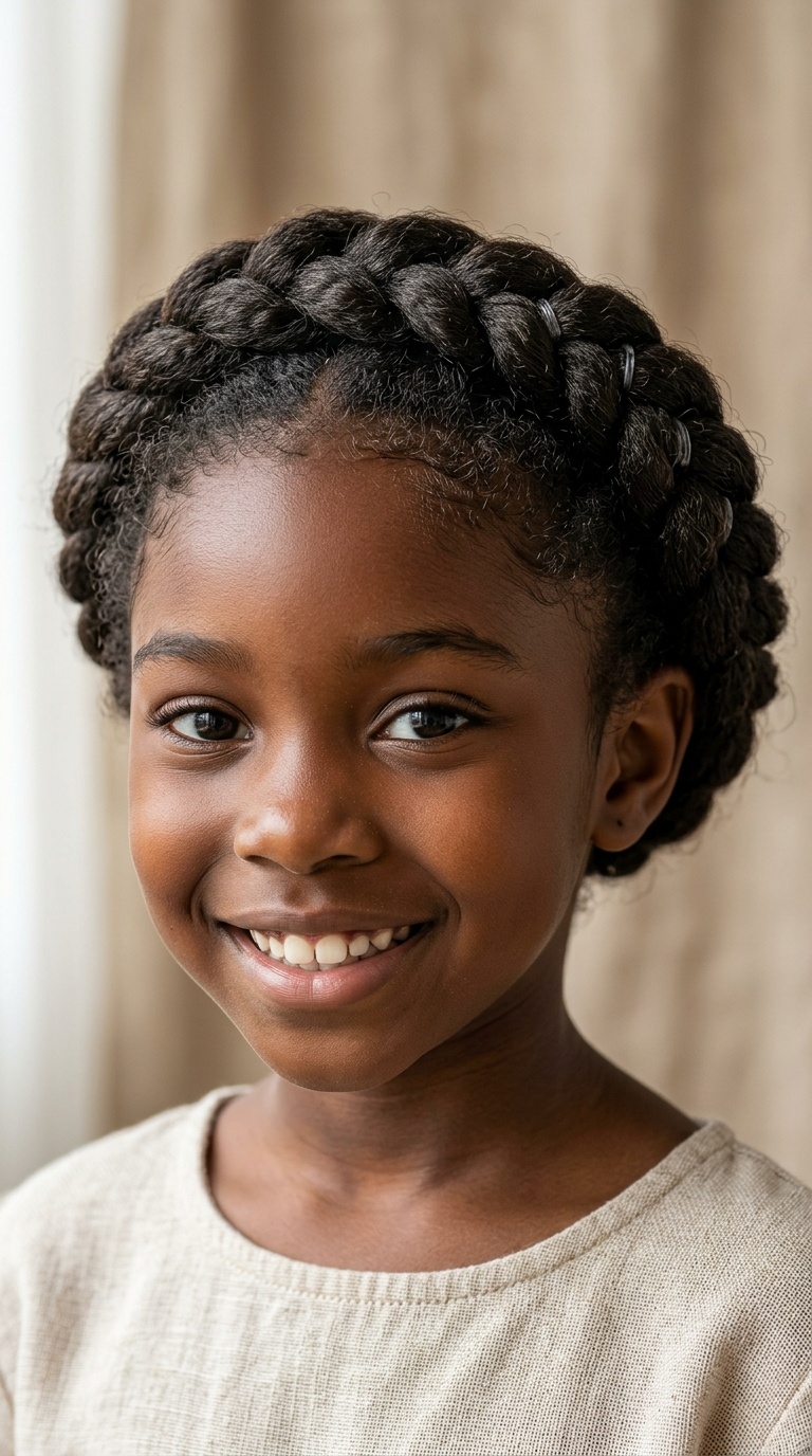 Twisted Crown Braid