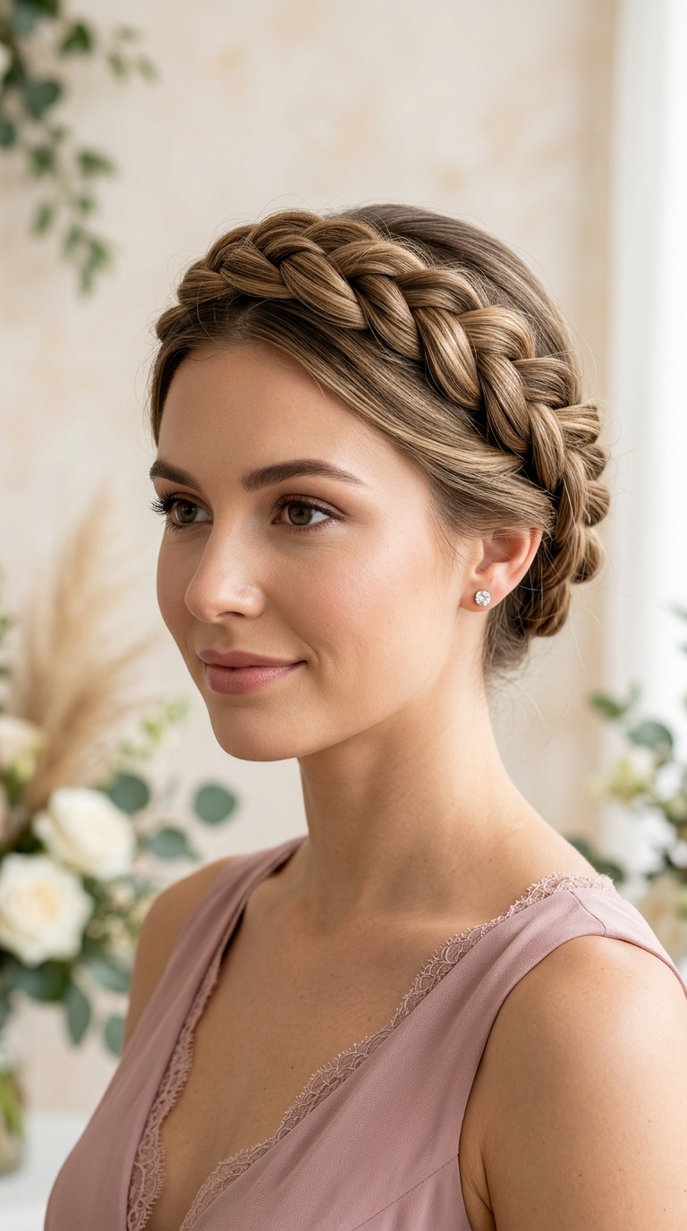 Twisted Crown Braid