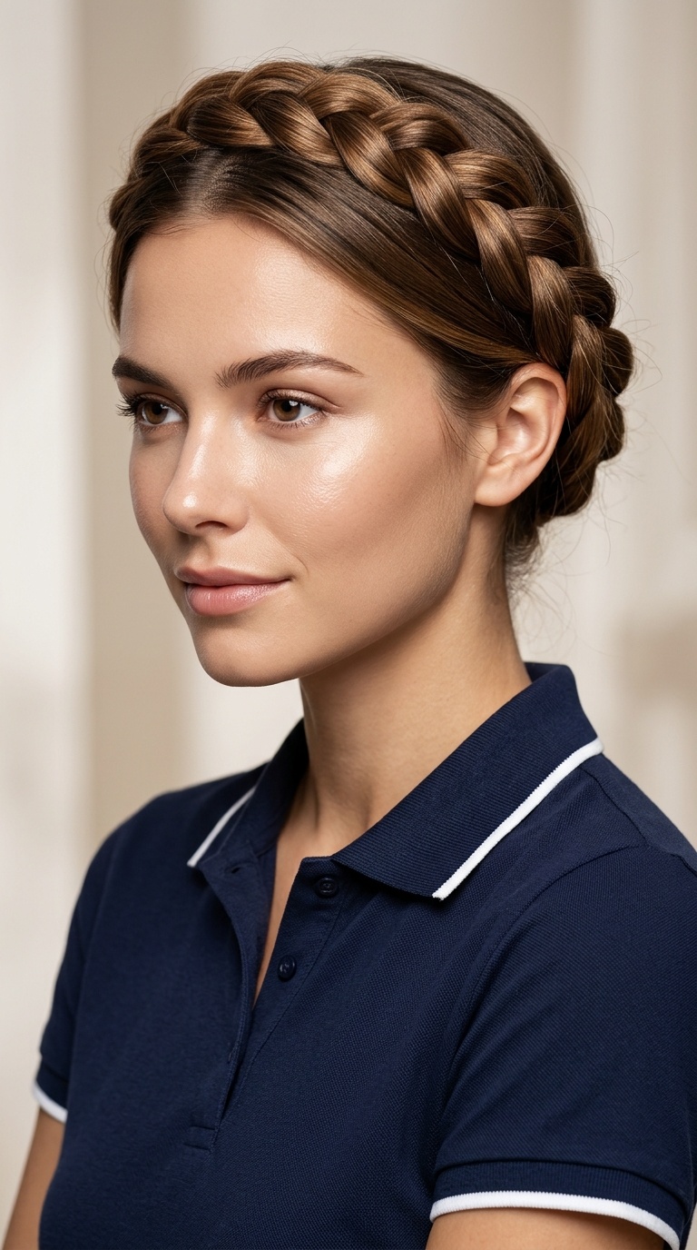 Twisted Crown Braid
