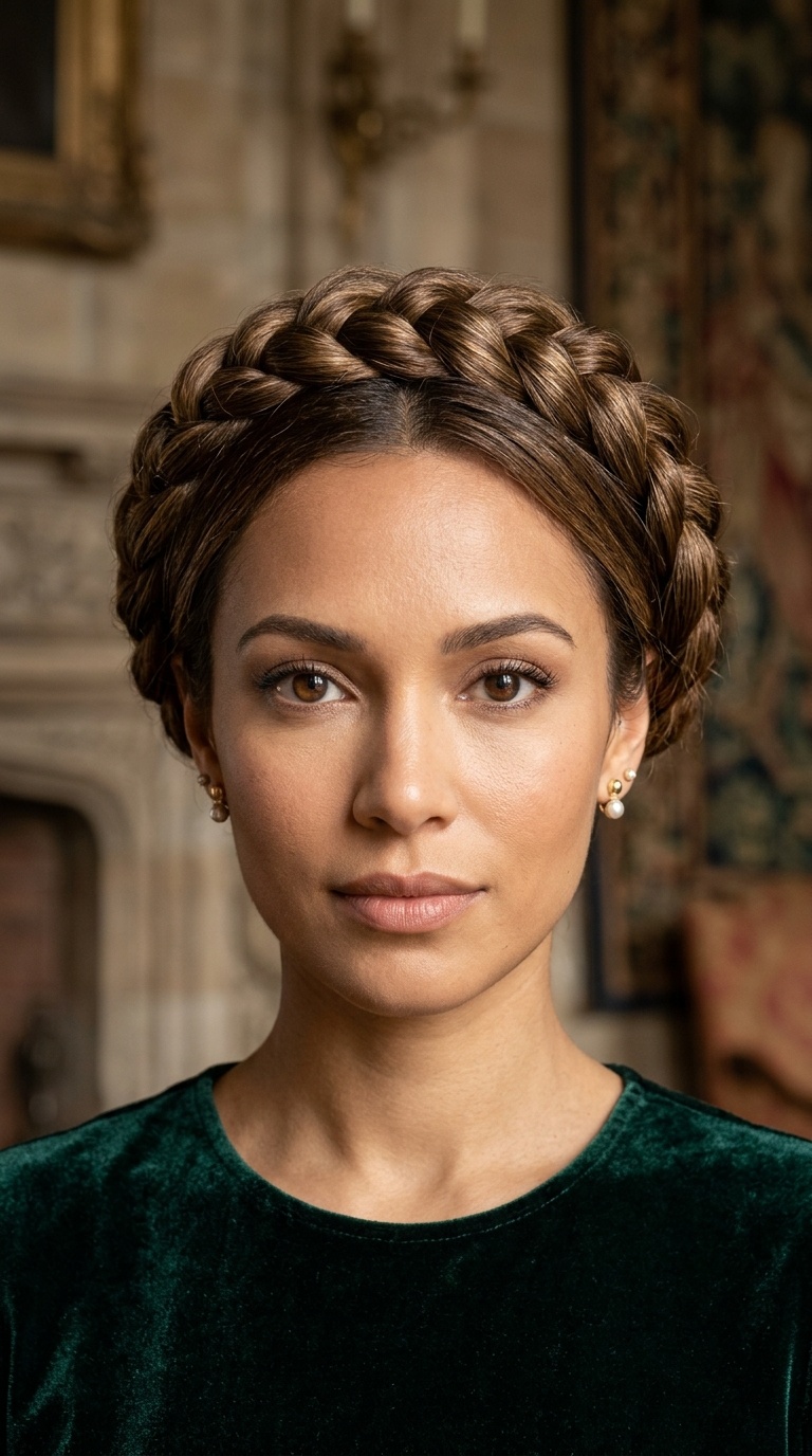 Twisted Crown Braid
