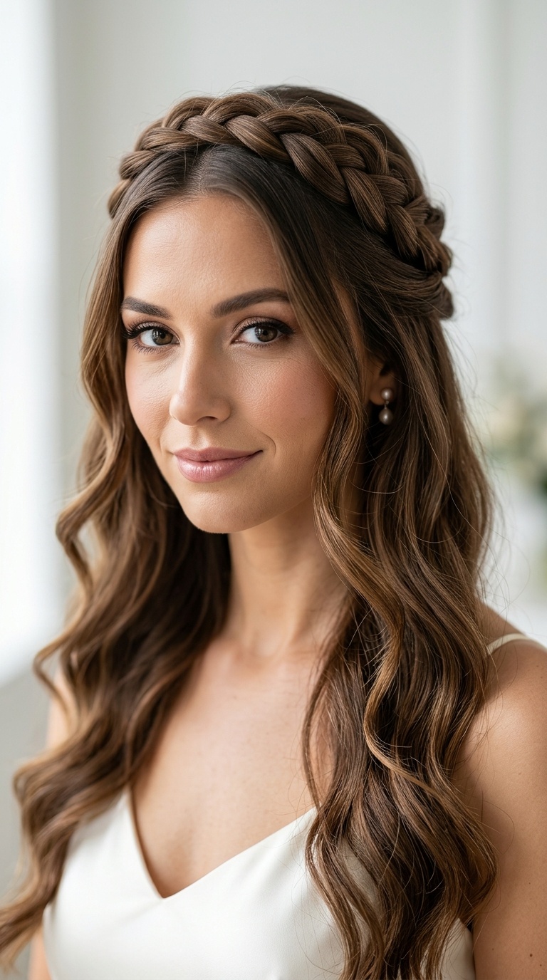 Twisted Crown Half-Down