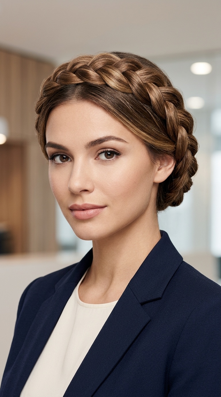Twisted Crown Plait