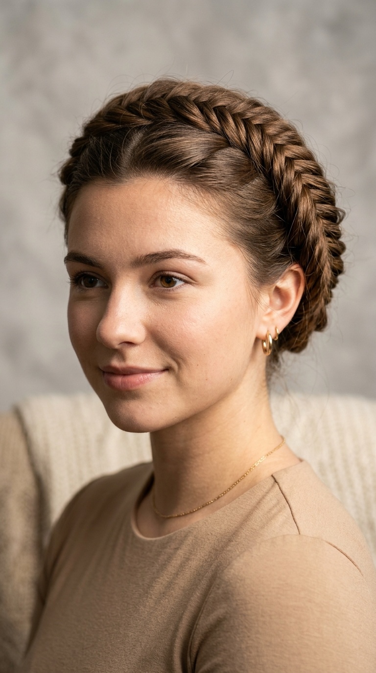 Twisted Crown Updo