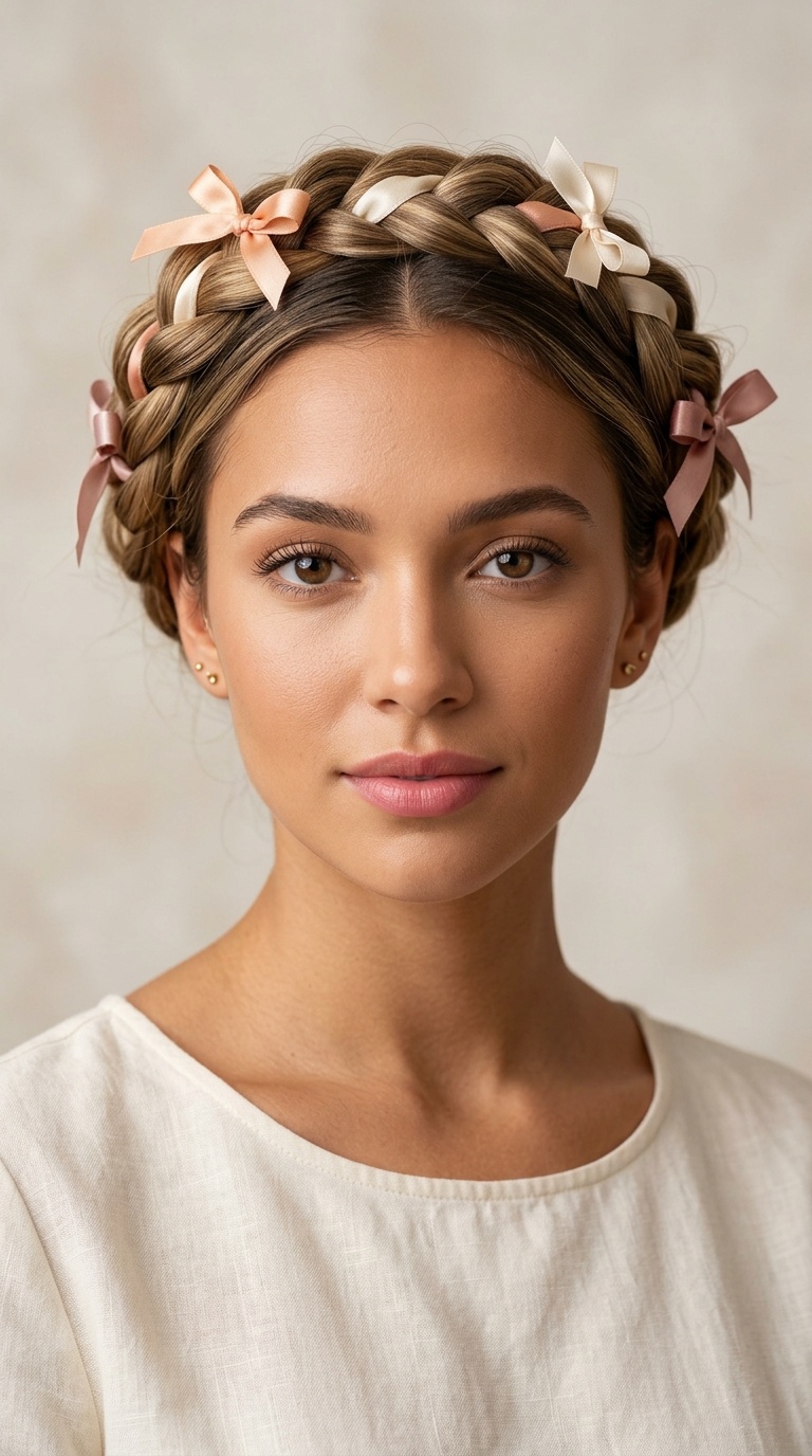 Twisted Crown with Ribbons