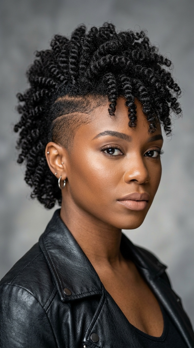 Twisted Faux Hawk
