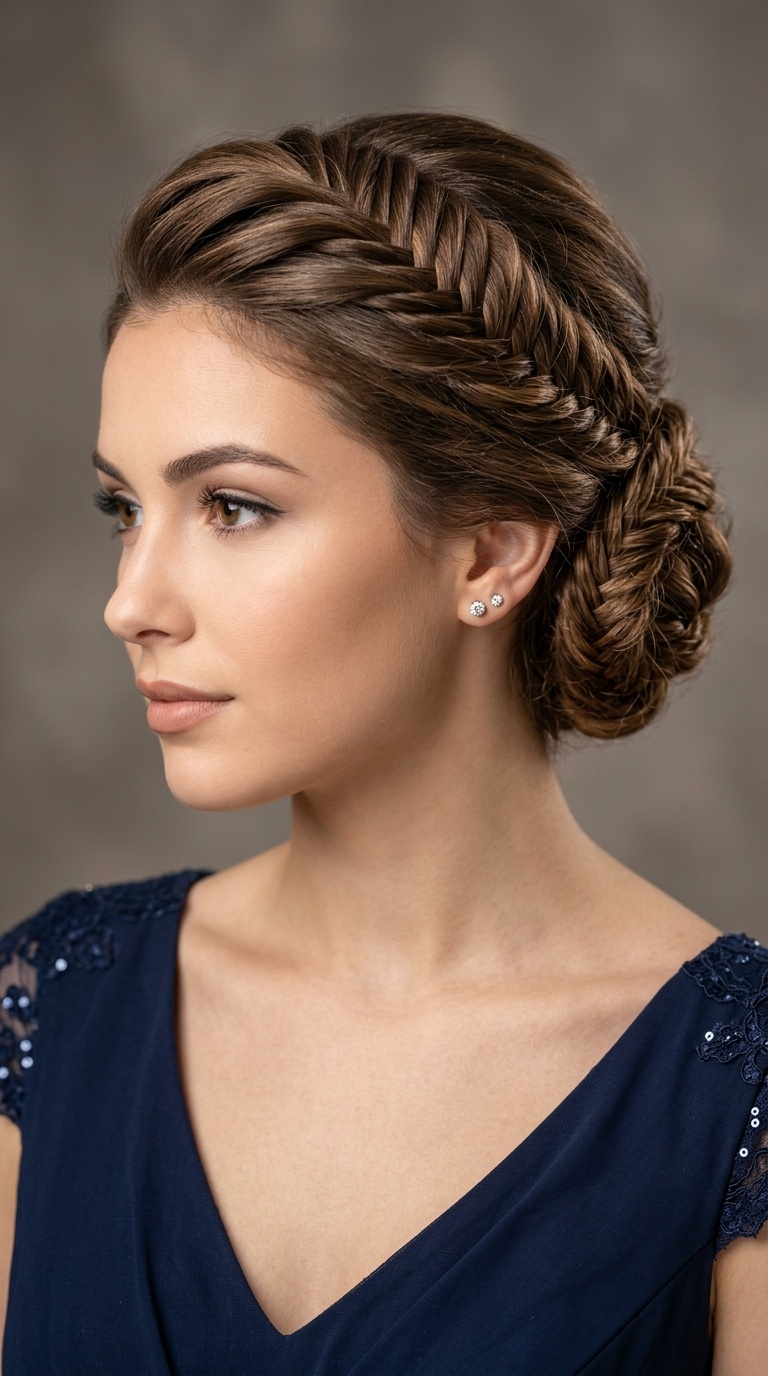 Twisted Fishtail Updo