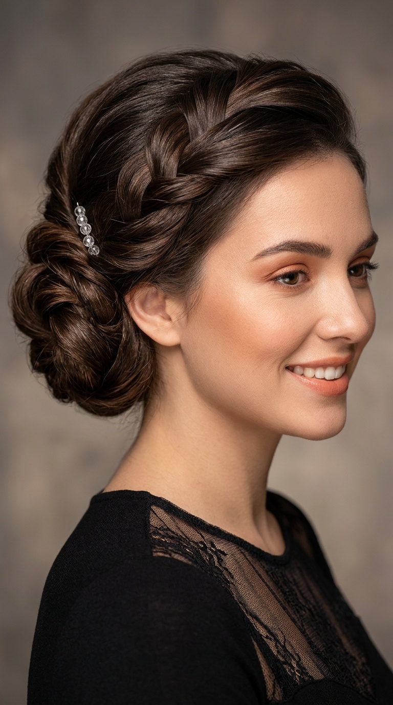 Twisted French Chignon