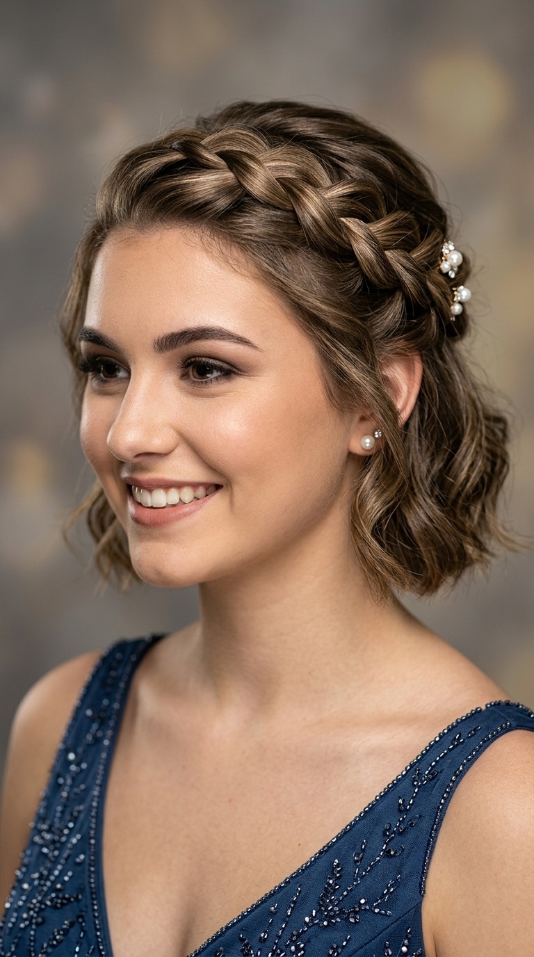 Twisted Half-Up Crown