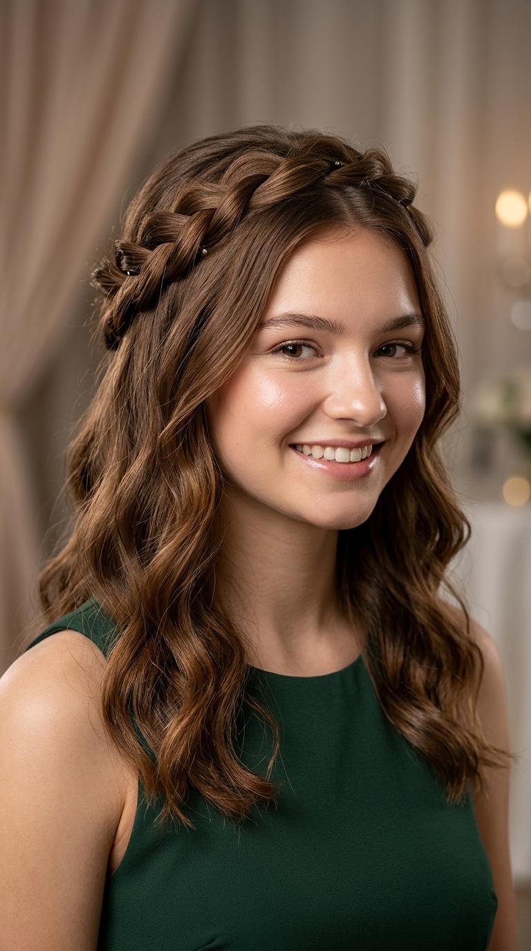 Twisted Half-Up Crown