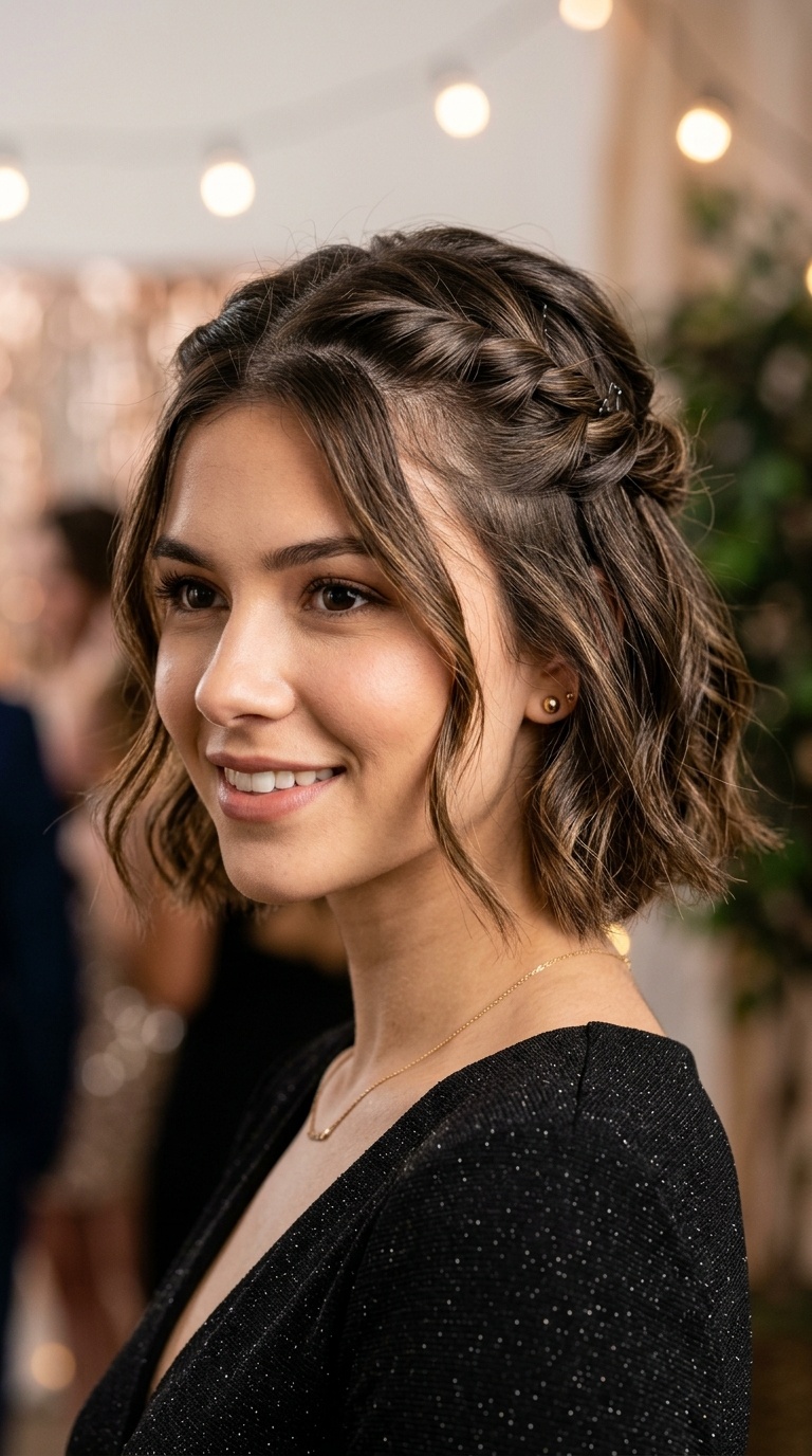 Twisted Half-Up Style
