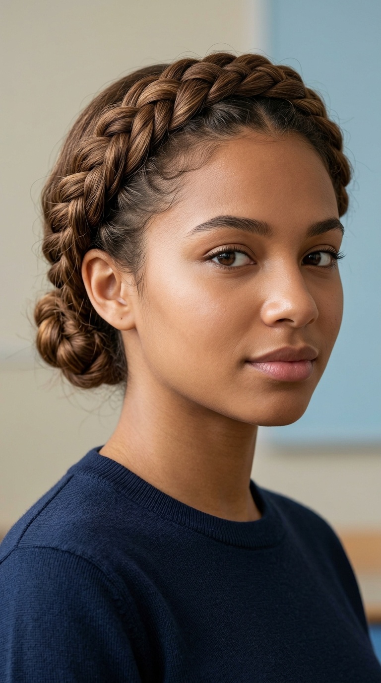 Twisted Halo Braid
