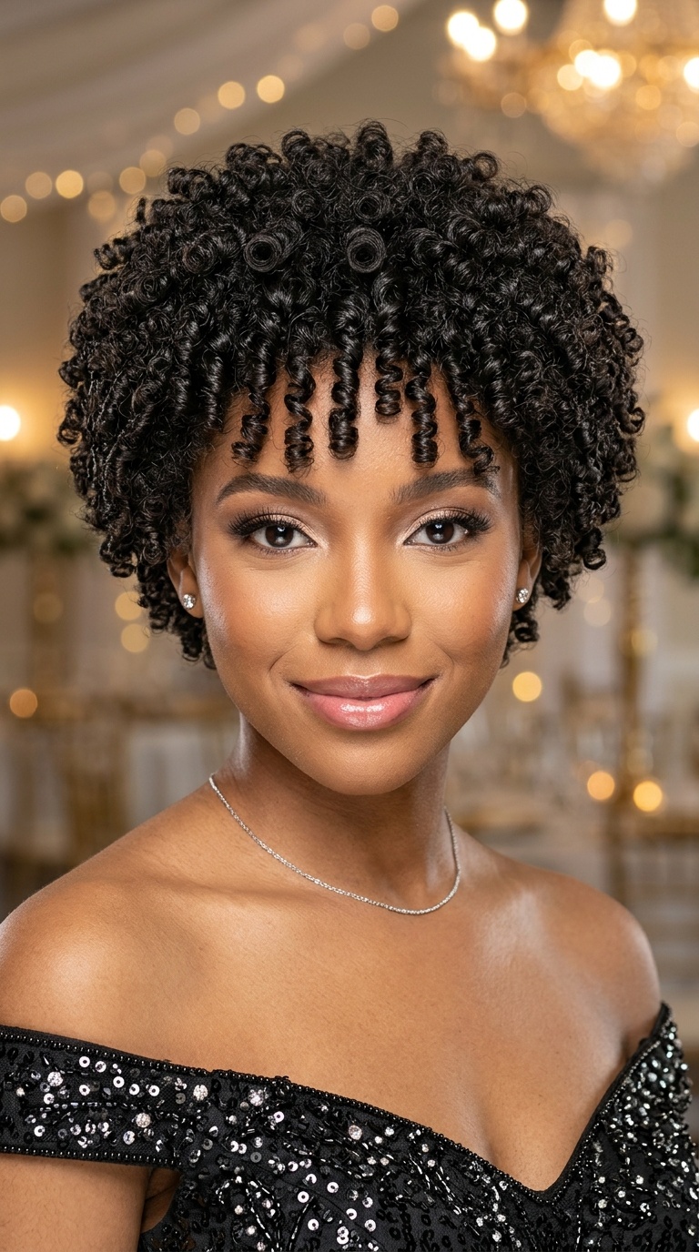 Twisted Halo Curls
