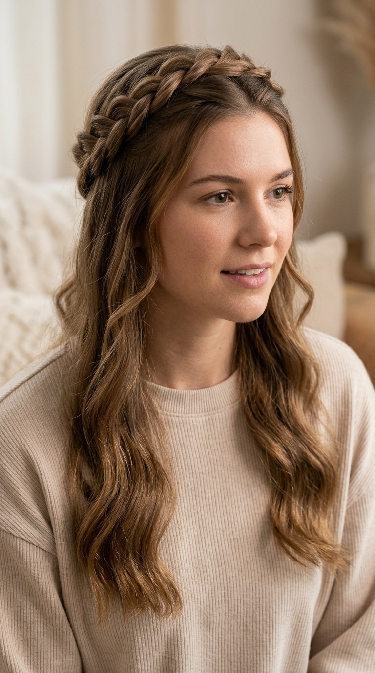 Twisted Halo Half-Up