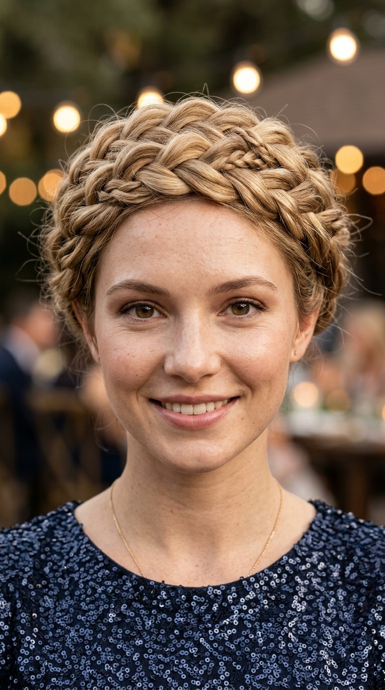 Twisted Halo Updo