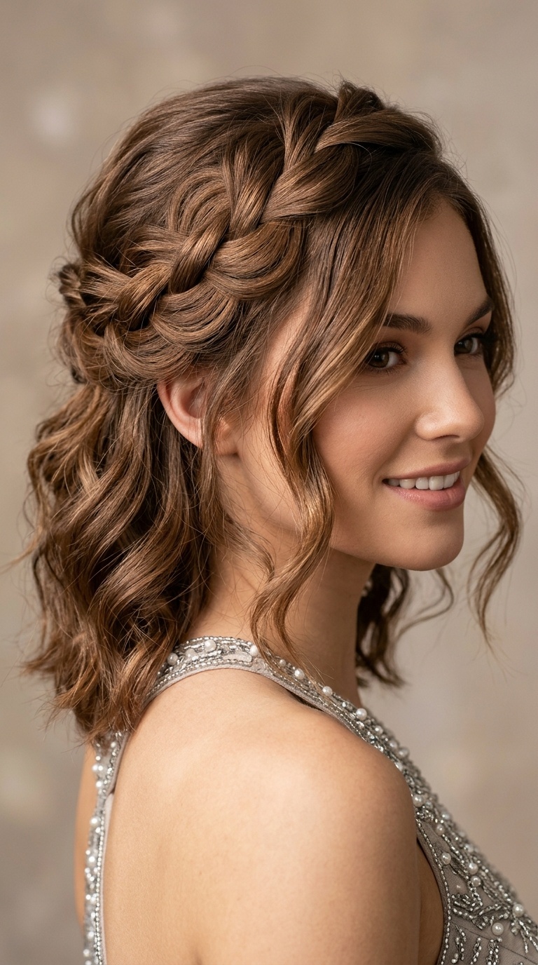 Twisted Halo Updo