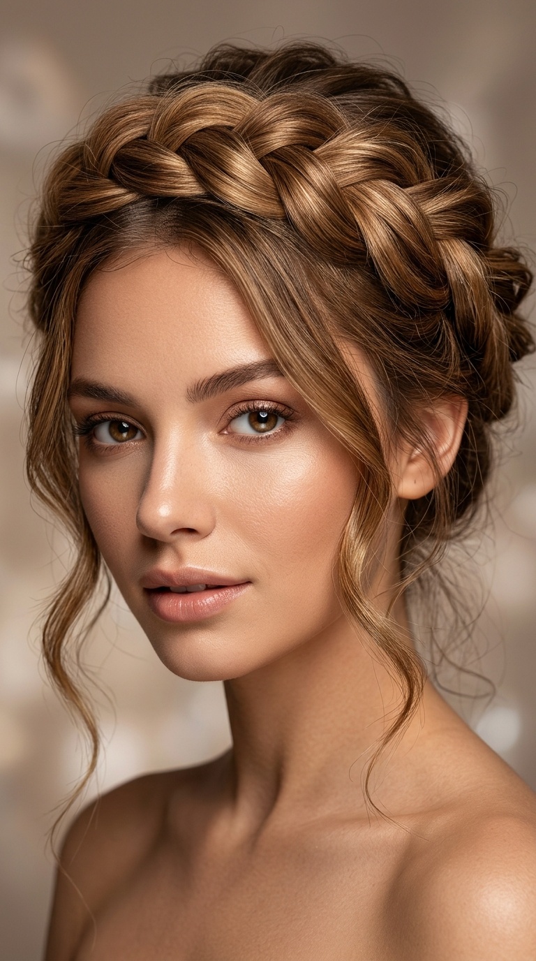 Twisted Halo Updo