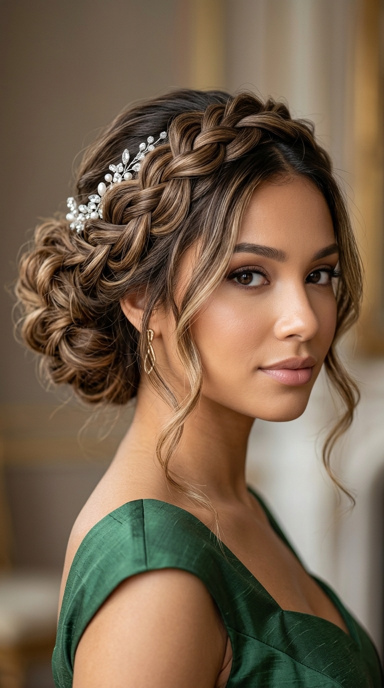 Twisted Halo Updo