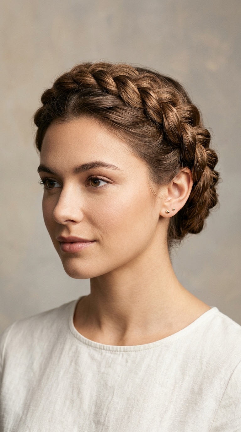 Twisted Halo Updo