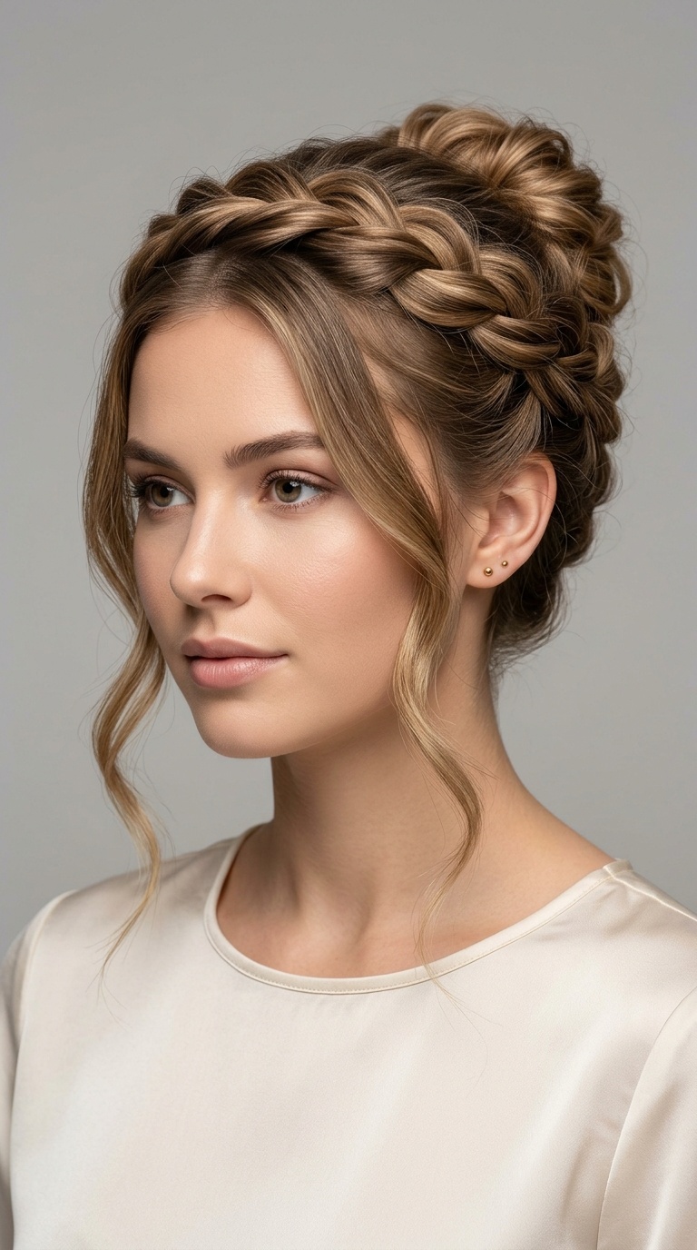 Twisted Halo Updo