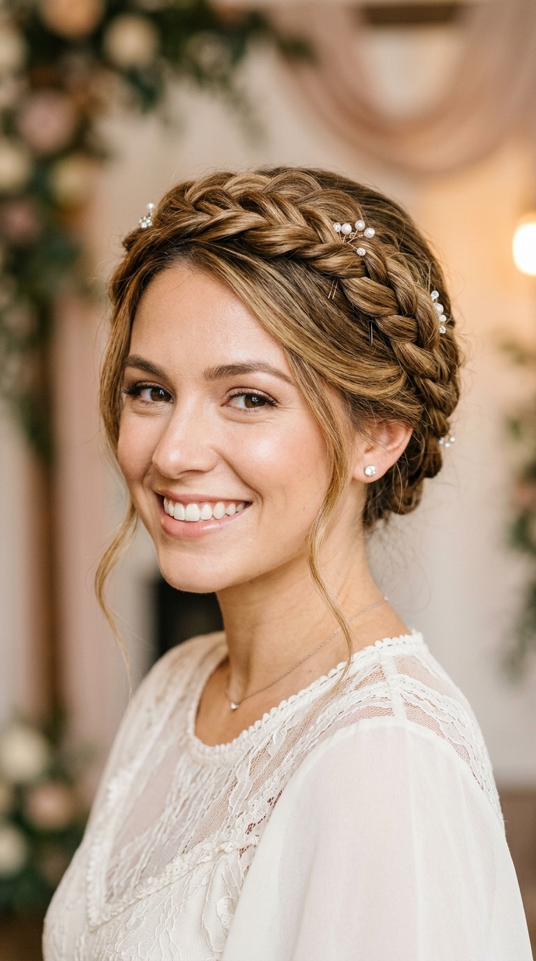 Twisted Halo Updo