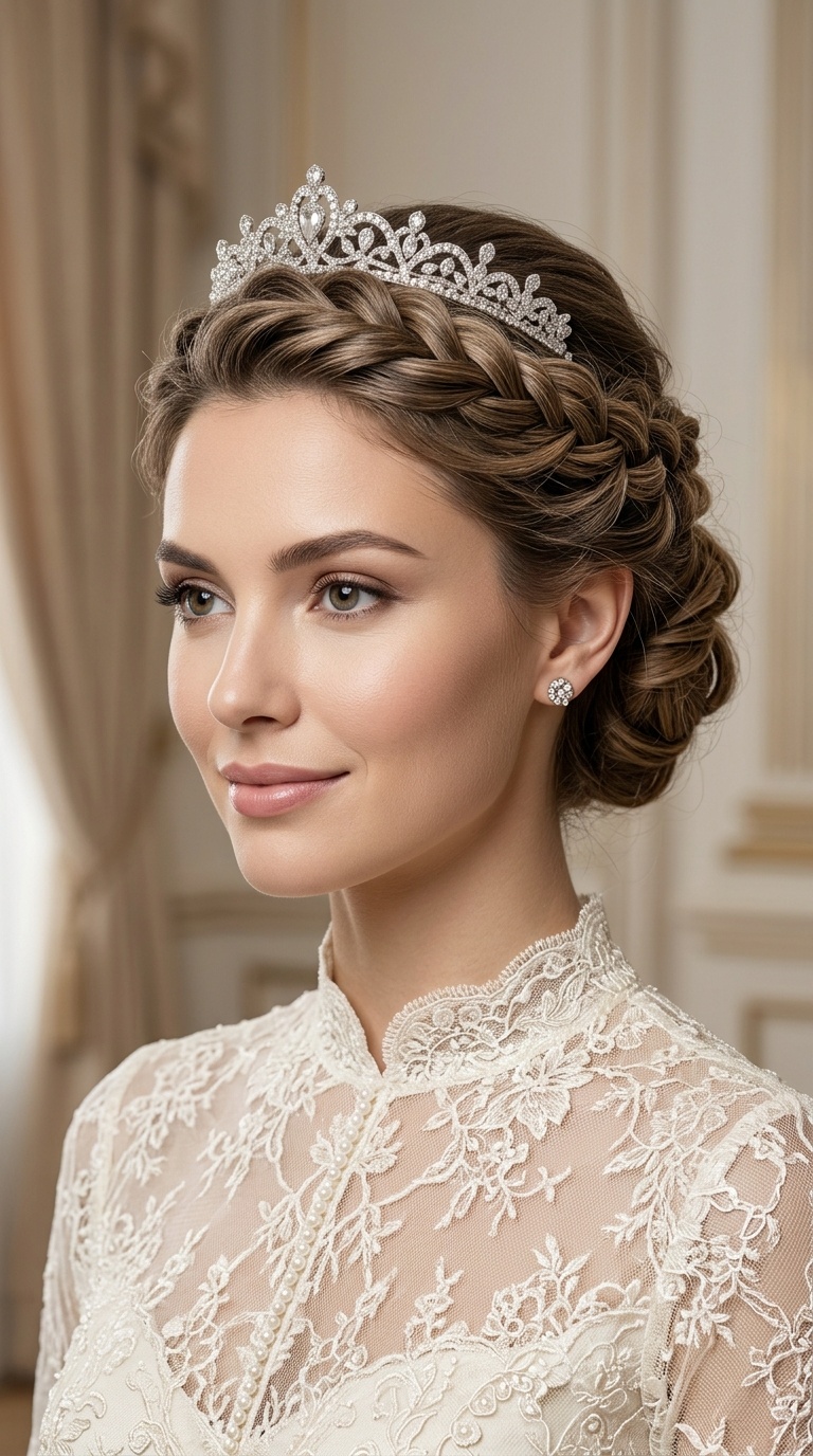 Twisted Halo Updo