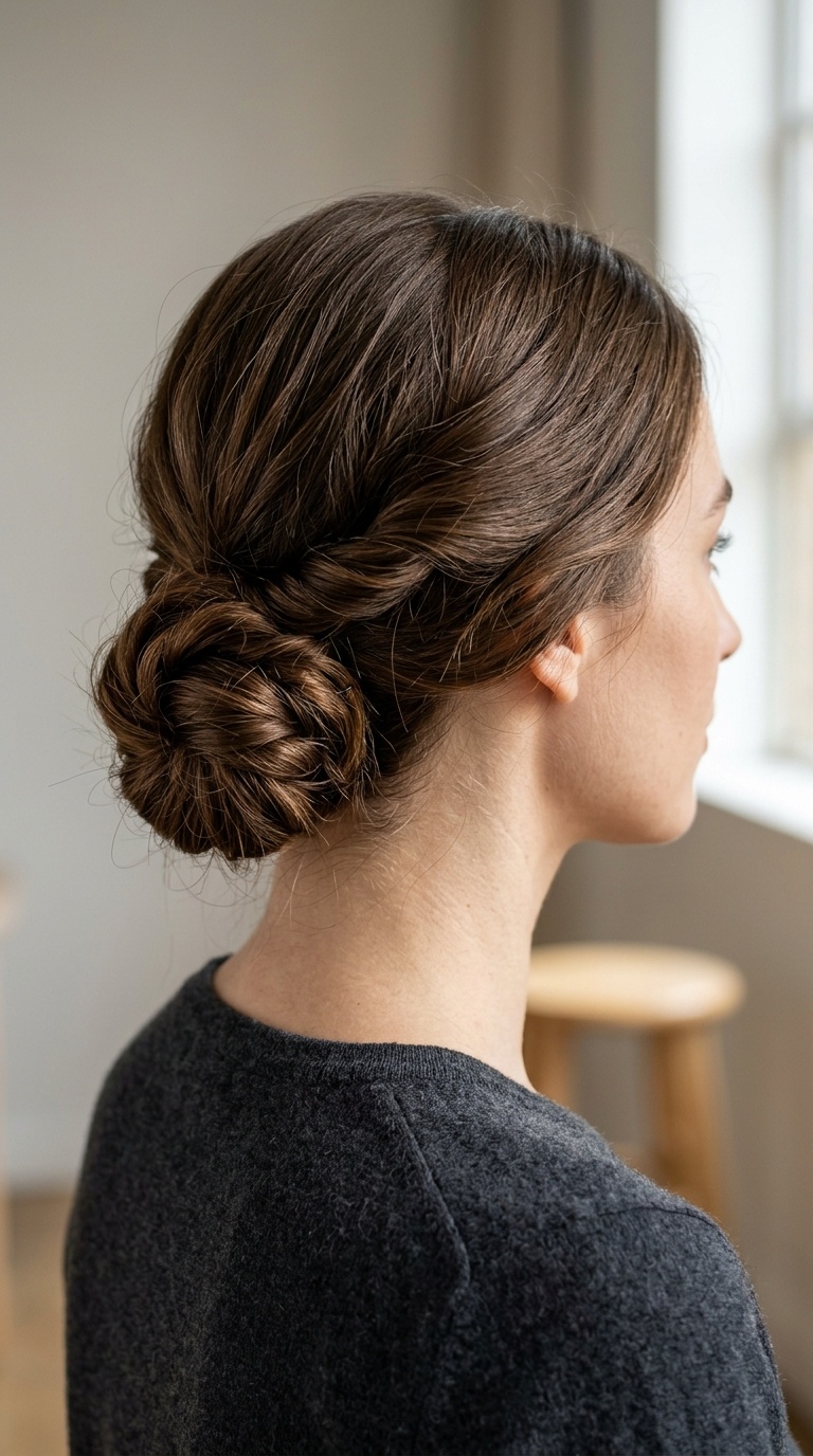 Twisted Low Bun