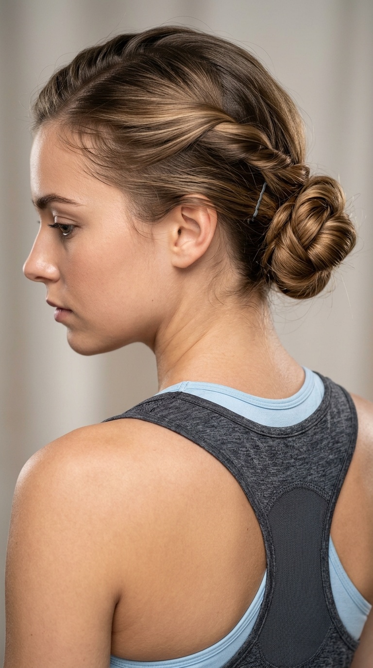 Twisted Low Bun