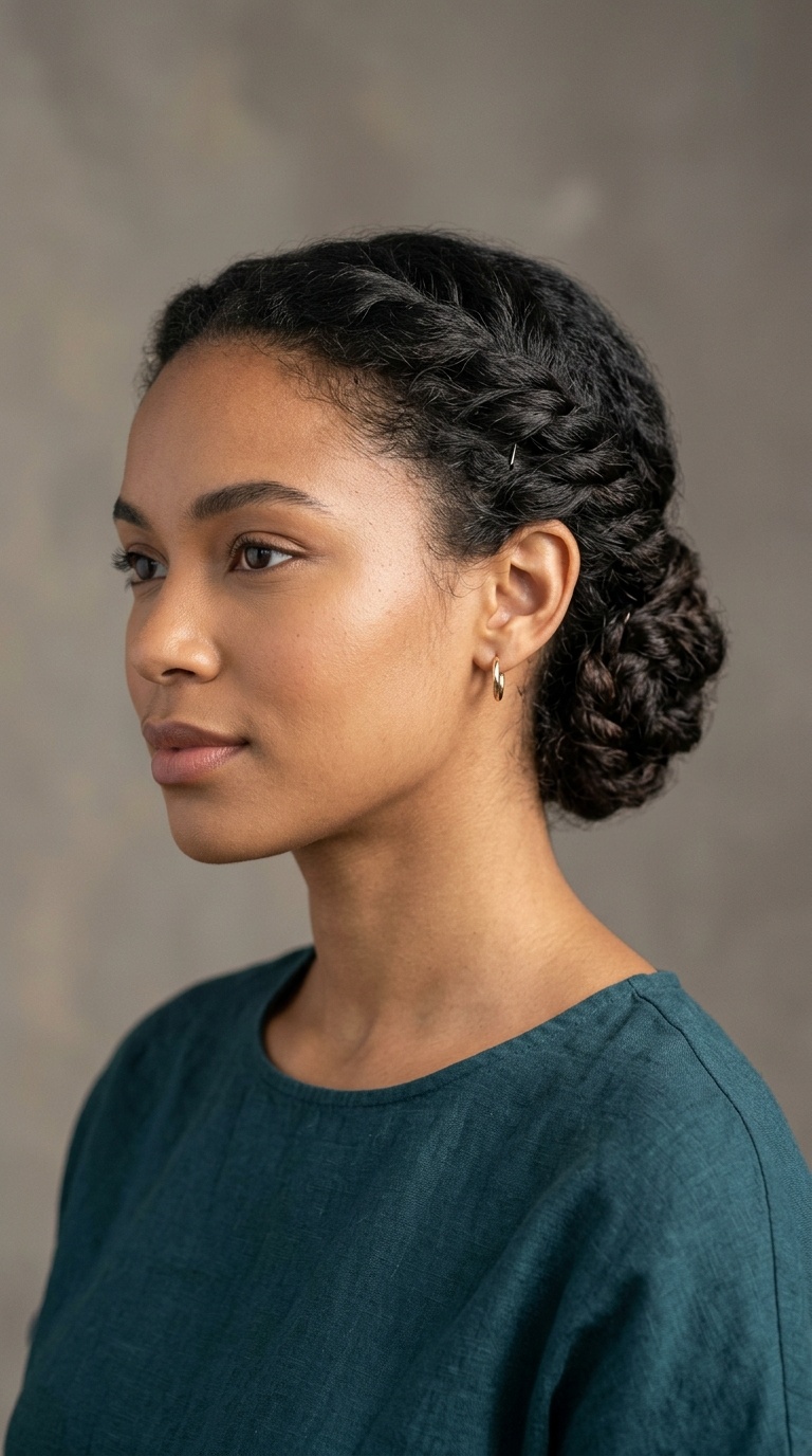 Twisted Low Chignon