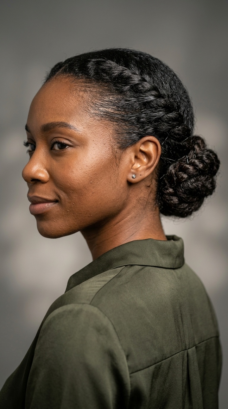 Twisted Low Chignon