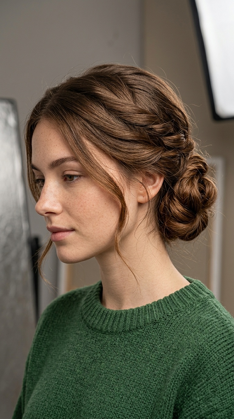 Twisted Low Chignon